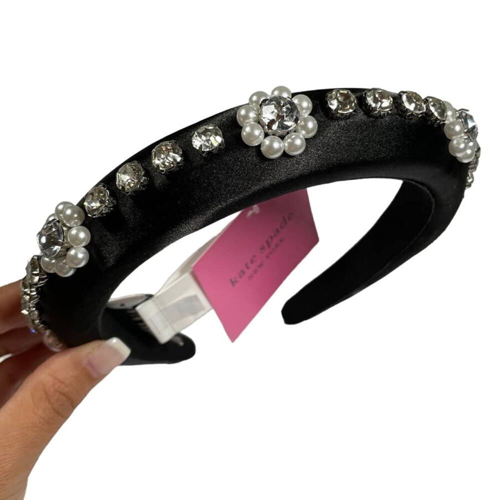 Kate Spade crystal and imitation pearl embellished headband